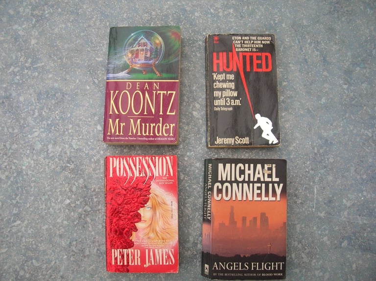 Paperbacks - £1 each. Stephen King, Dean Koontz, Suzanne Collins, Peter James etc.