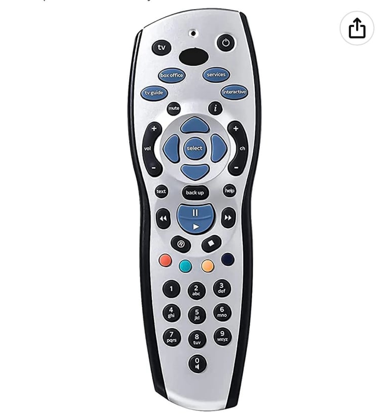 Replacement Sky+HD Remote Control - Rev 9F - Compatible Sky HD Boxes