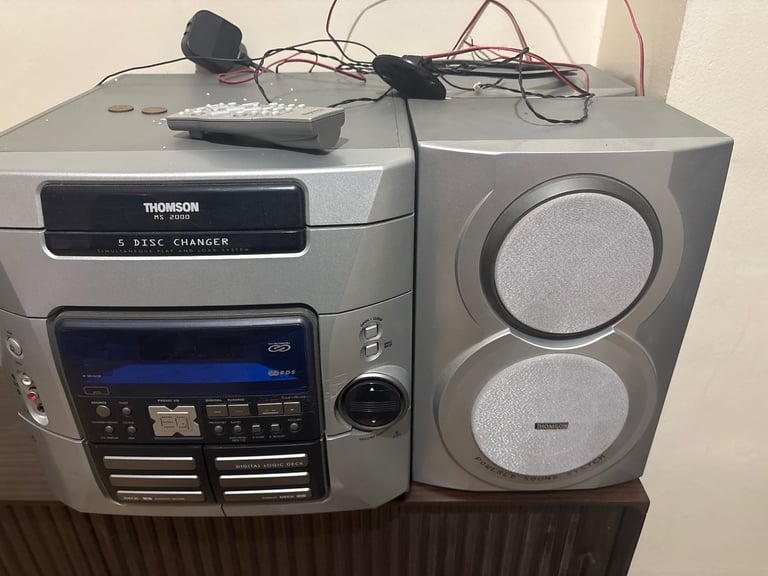 image for Retro - twin cassette and 5 CD Player