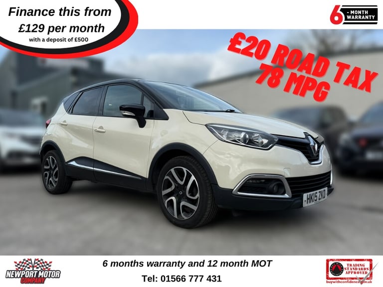 2015 Renault Captur 1.5 dCi 90 Dynamique S MediaNav Energy 5dr HATCHBACK Diesel Manual
