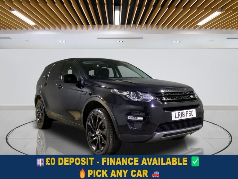 image for 2018 Land Rover Discovery Sport 2.0 TD4 HSE Black SUV 5dr Diesel Auto 4WD Euro 6 (s/s) (180 ps) E...
