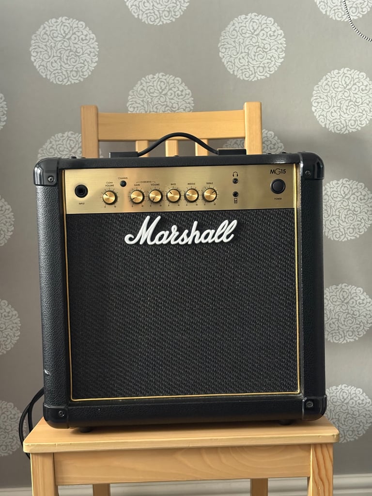 image for Marshall MG15G-H 15W Guitar Amplifier – Hardly Used, With Box – Excellent Condition
