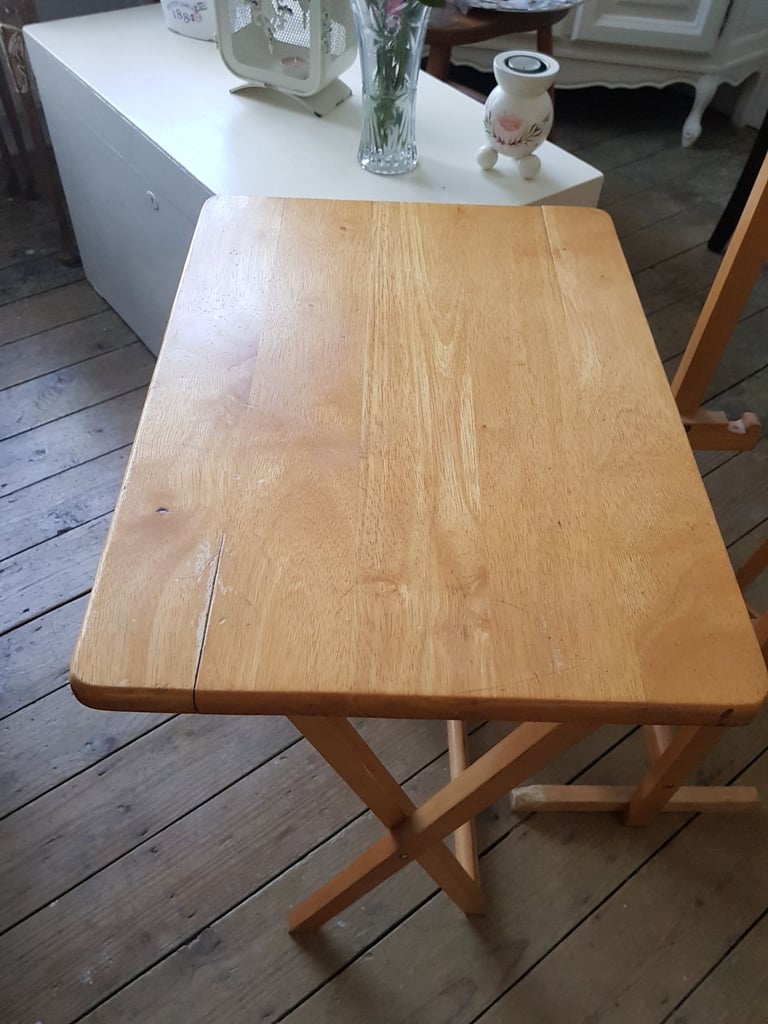 Folding table set with stand £200