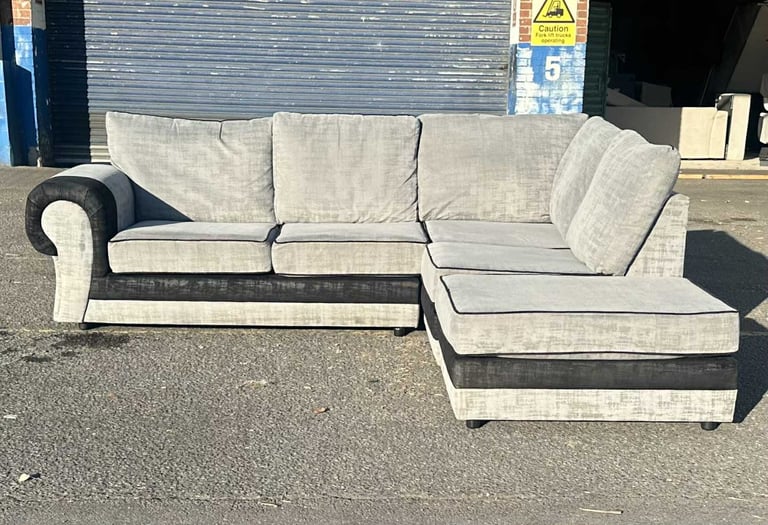 Grey corner sofa 