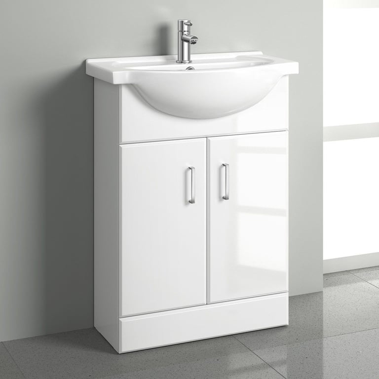 550mm Bathroom Vanity Unit and Basin *** Winter Sale Special Offer *** Only £135