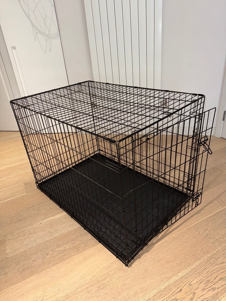 image for Large Black Dog Crate 42 inches