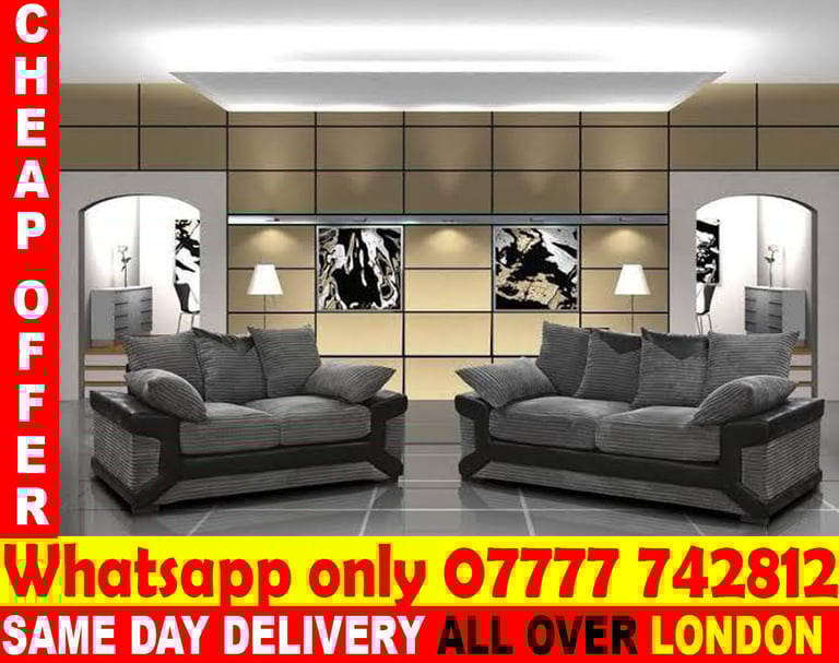 image for --L Shape sofa 3 seater and 2 seater (EDV