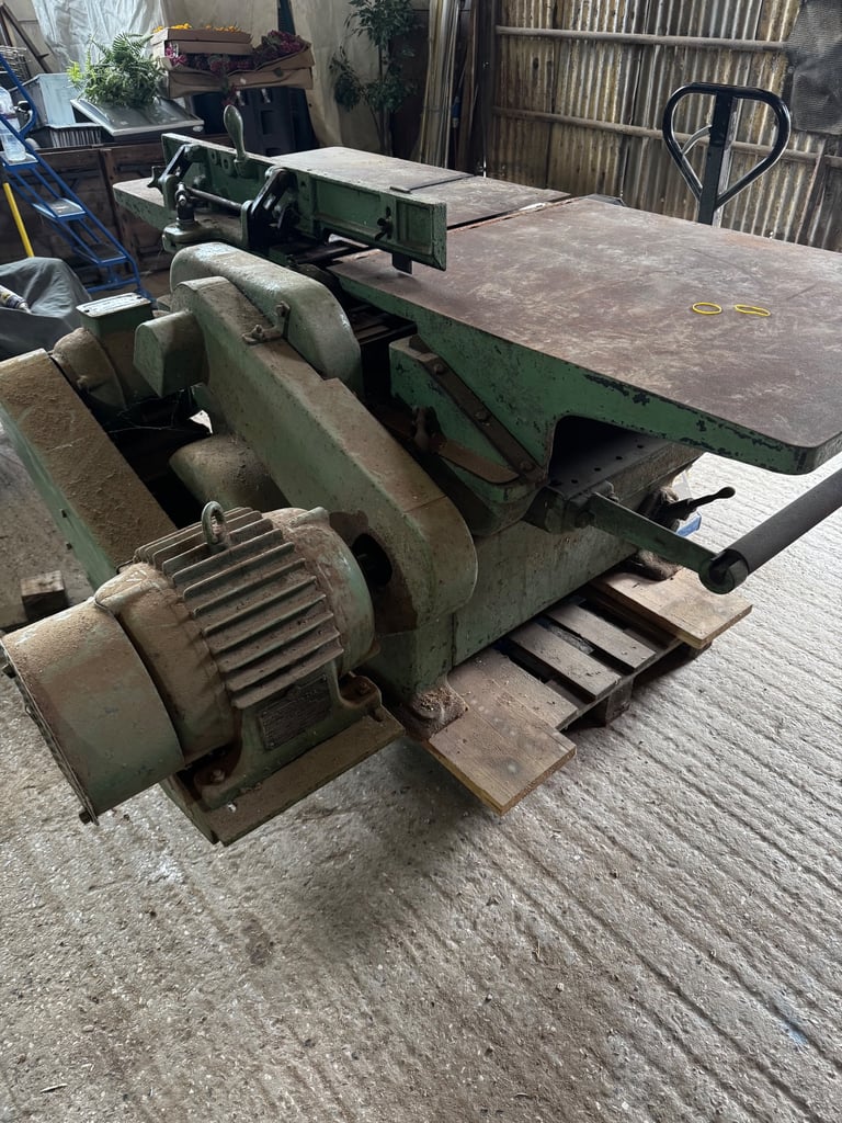 Wadkin 2ft planer thicknesser, 3 phase, WIDE 
