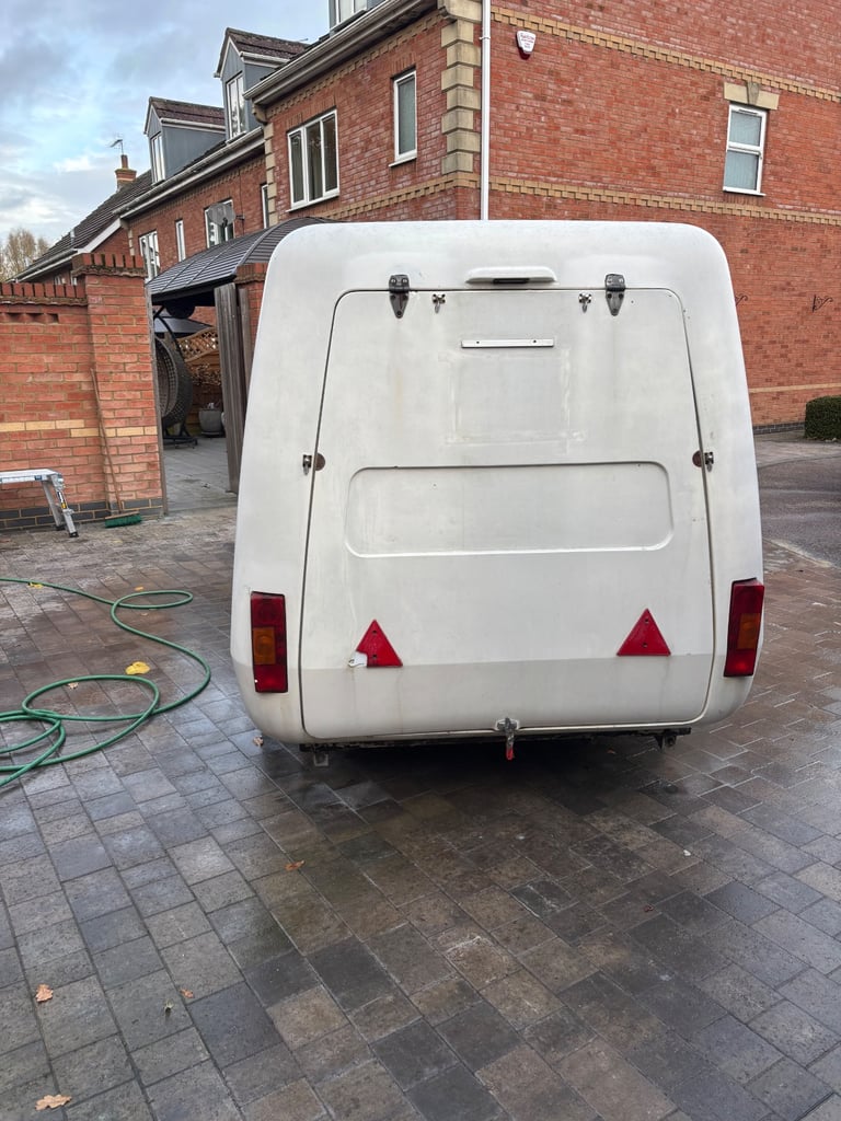 Twin axle fibreglass trailer