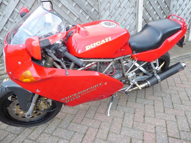 DUCATI 900 SS L REG FLAT SLIDE CARBS DYNA COILS CARBON CANS K-N PRO 100 LEADS
