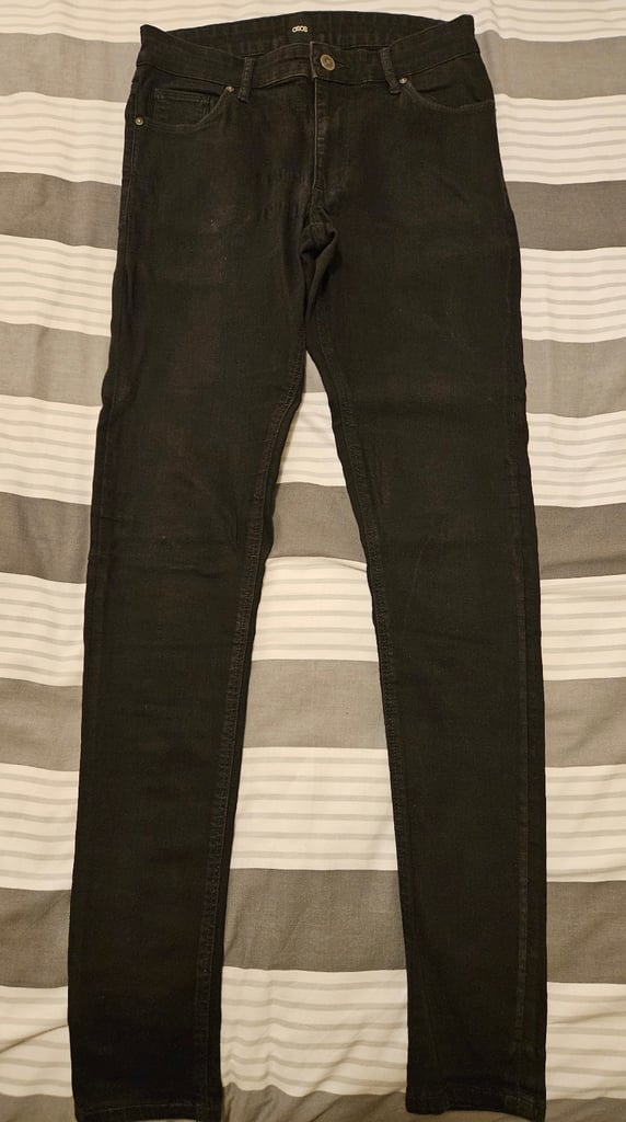 ASOS Design Black Stretch Skinny Spray On Jeans