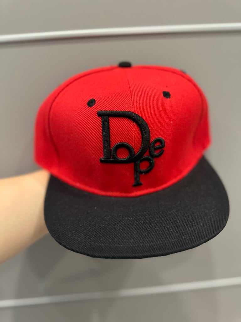 image for Dope hat red /black one size 