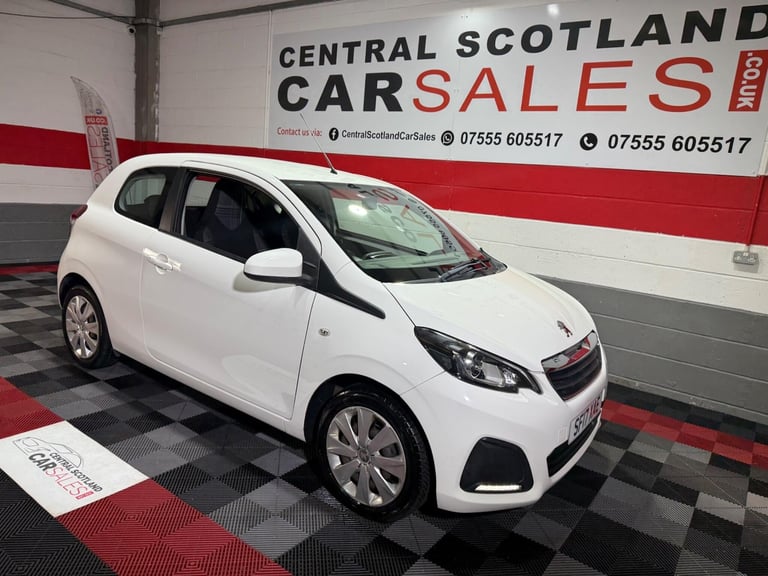 2017 Peugeot 108 1.0 Active Euro 6 3dr HATCHBACK Petrol Manual