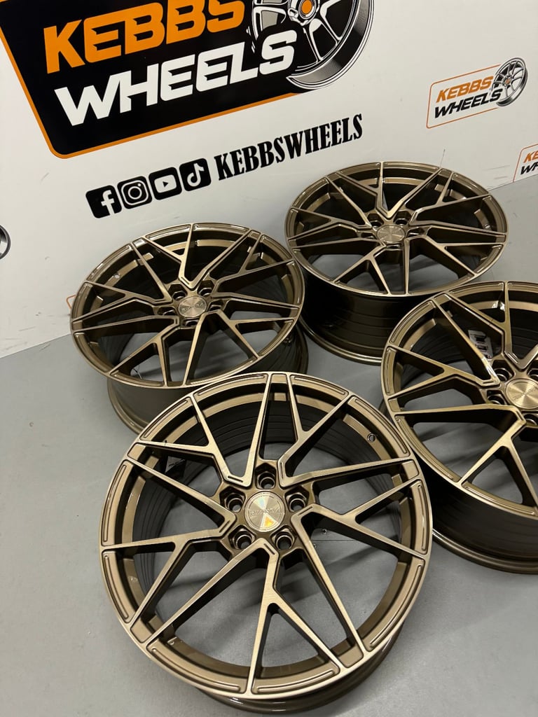  19" AUDI RIVIERA RF106 ALLOY WHEELS A4 A3 A6 A7 A8 S4 S3 S6 RS4 RS3 MK2 TT MK3 TT Q3 Q5