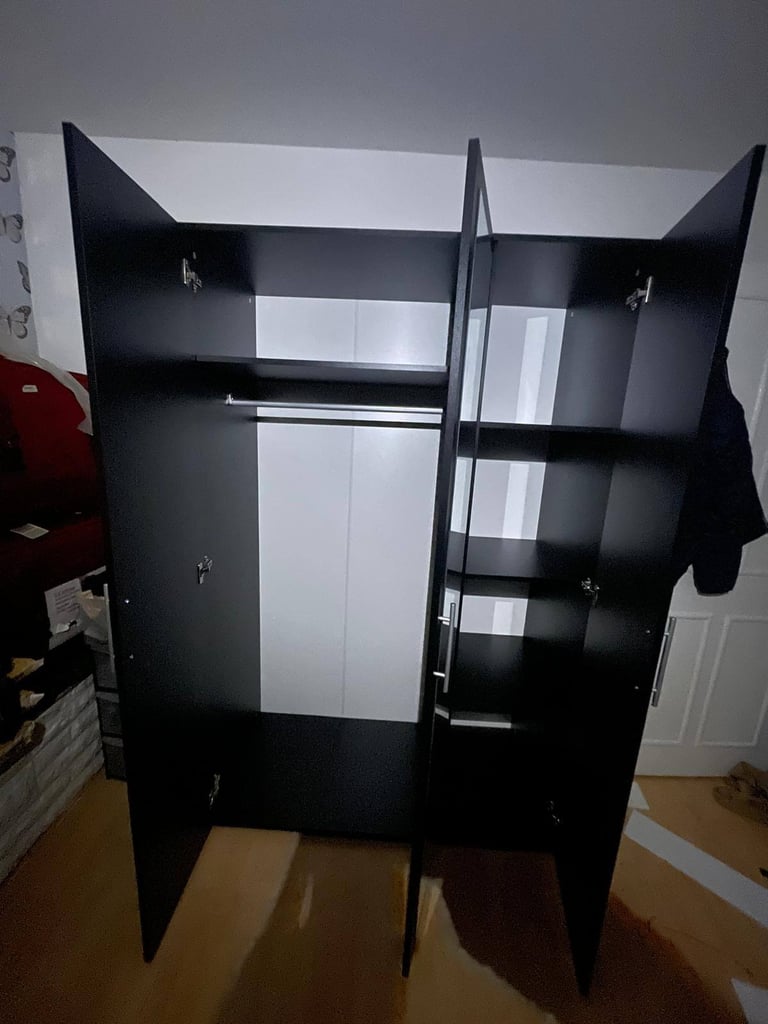 Alina 3 Door Assembled Wardrobe 