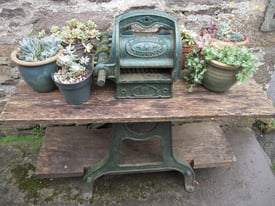 Antique Plant Stand (Old Threshing Machine)