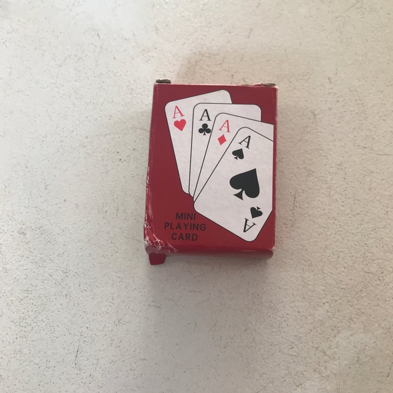 image for Mini Playing Cards Complete Deck Brand New