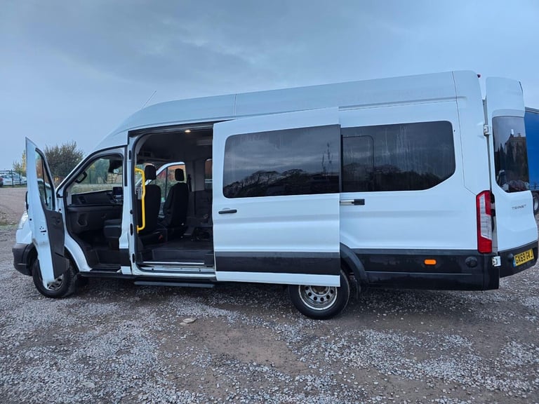 2019 Ford Transit 2.0 460 EcoBlue Trend RWD L4 High Roof Euro 6 (s/s) 5dr (17 Seat, DRW) Minibus ...