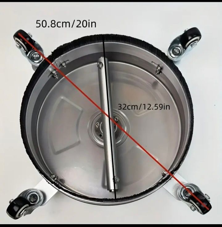 1/4 4000 psi Stainless Steel Pressure Washer surface patio rotary jet Wheels 14 inch quick connect