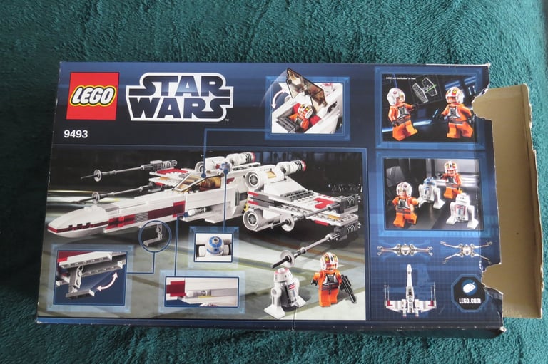 LEGO 9493 STAR WARS X-WING STARFIGHTER 100% COMPLETE + BOX + MANUAL