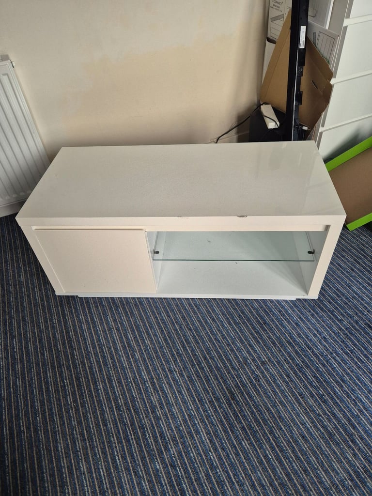 image for **FREE** WHITE TV CABINET STAND
