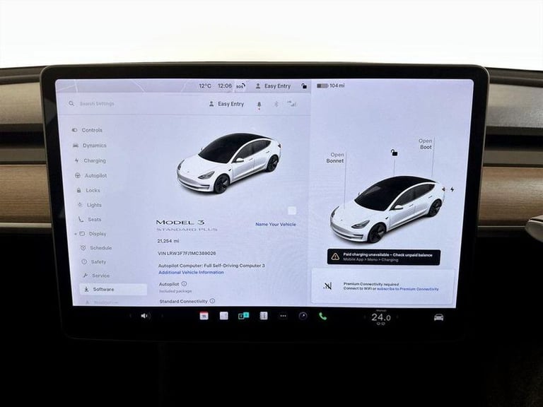2021 Tesla Model 3 Standard Range Plus Auto RWD 4dr Automatic Saloon Electric Automatic