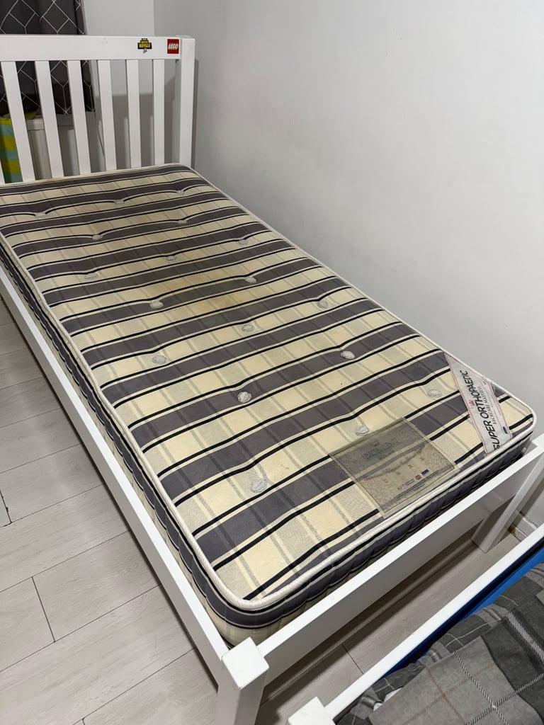 John Lewis Single Bed and Mattress 