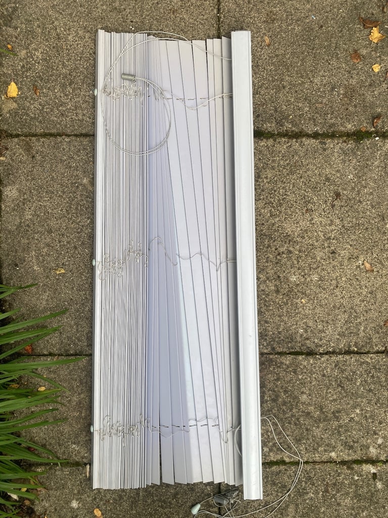 image for FREE light grey retractable blinds