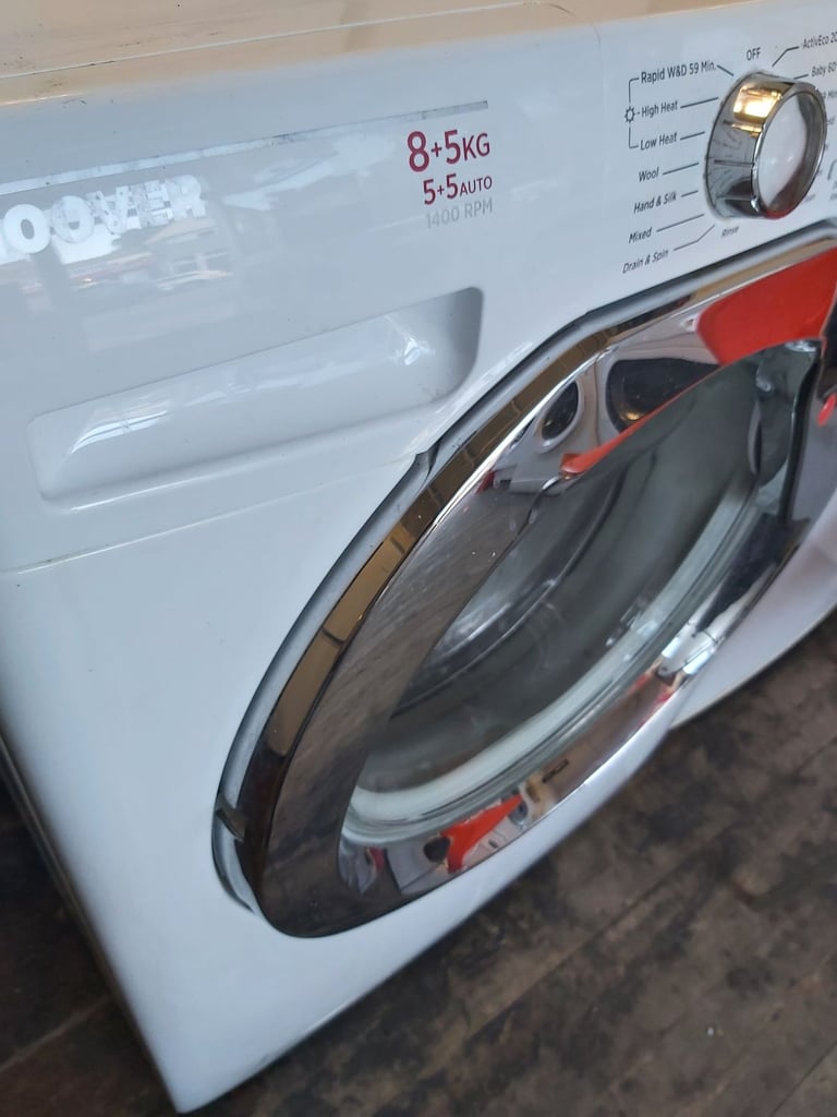 Hoover 8+5 kg washer dryer free delivery and connect it 