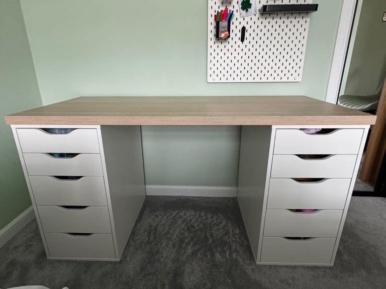 IKEA Alex Desk / Alex Drawers 