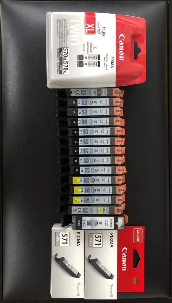 image for 18 Printer Ink Cartridges - Mix