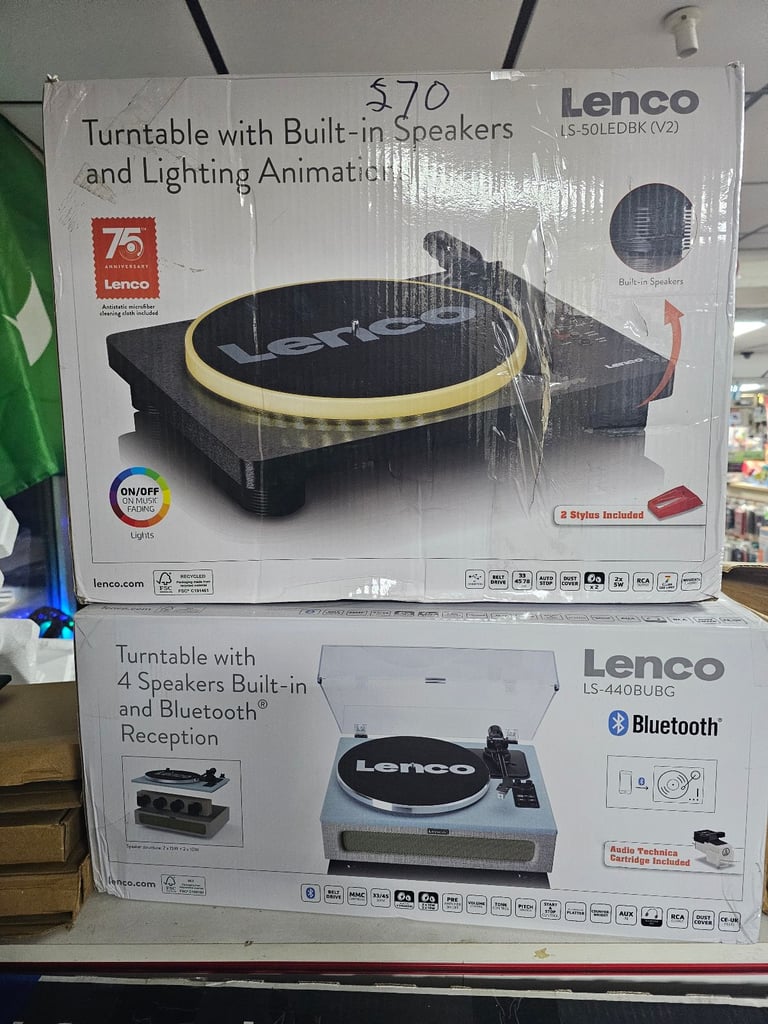 image for Turntable with built in speakers 