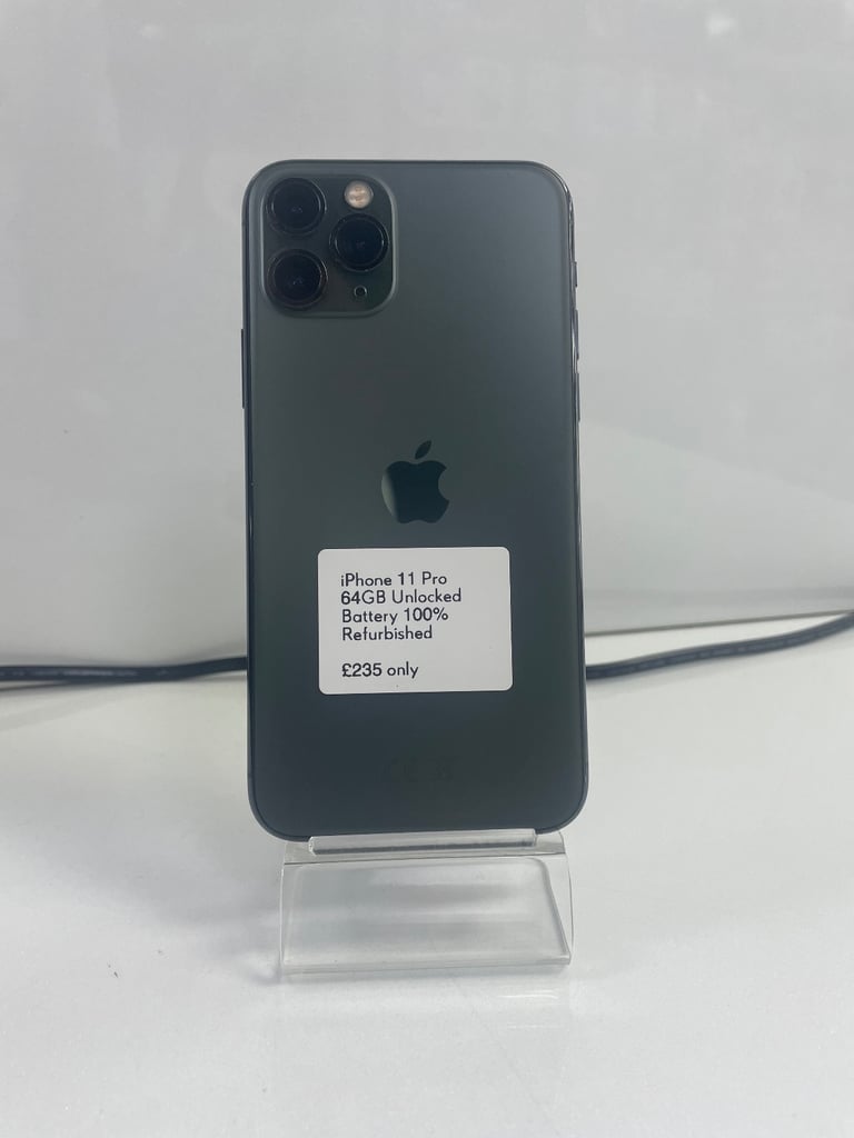 image for iPhone 11 Pro 64GB Unlocked Refurbished with Off-White Original Case