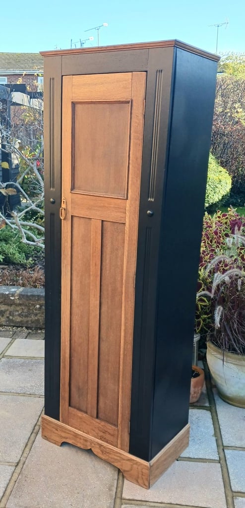 Vintage Hall cupboard/ single wardrobe 