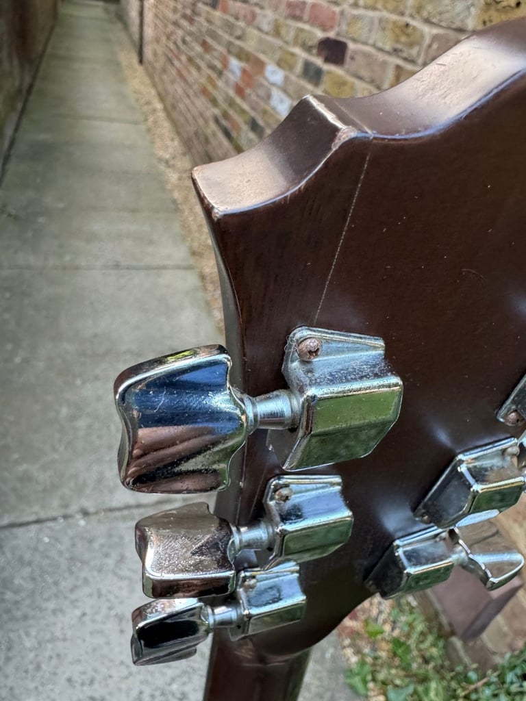 Ibanez V220 Vintage Series (Japan, 1980s) + Schatten HFN passive piezo pickup