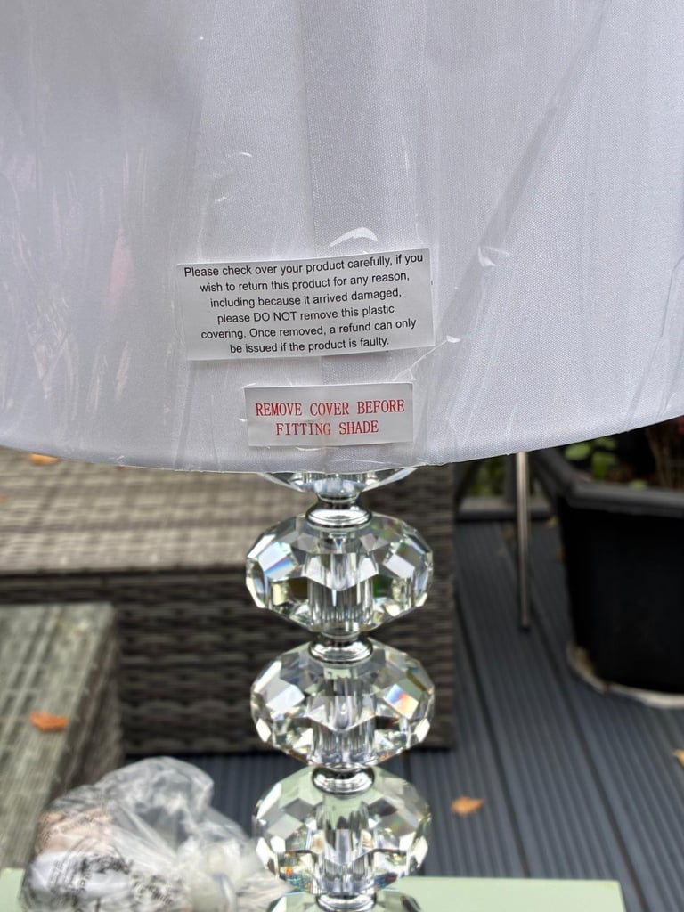 The Lighting Book  OLEANA decorative modern polished chrome & crystal glass table lamp