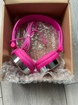 Brand new girls pink headphones 