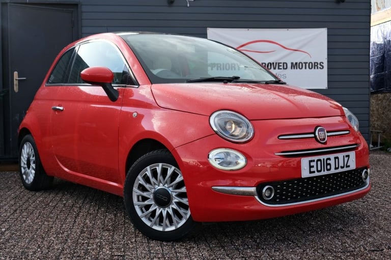 2016 Fiat 500 1.2 Lounge Hatchback 3dr Petrol Manual Euro 6 (s/s) (69 bhp) Hatchback Petrol Manual