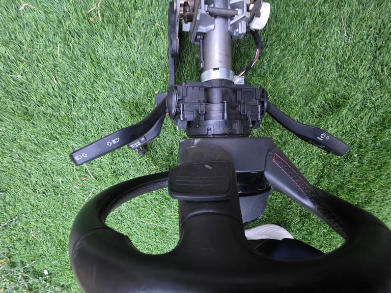 AUDI A5 FLAT BOTTOM MULTIFUNCTION LEATHER STEERING WHEEL Squib Breaking Parts 