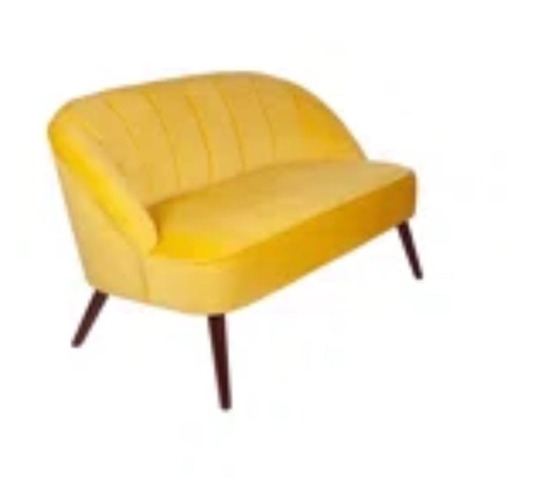 2 seater sofa / Hoi 2 Seater Velvet Cocktail Sofa