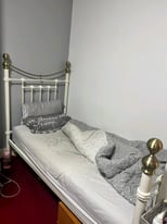 Single bed as seen