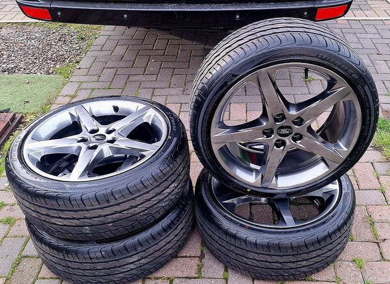 FORD FOCUS MK3 TITANIUM 18inch 5 SPOKE ALLOY WHEELS & TYRES 5x108 Mondeo focus Cmax