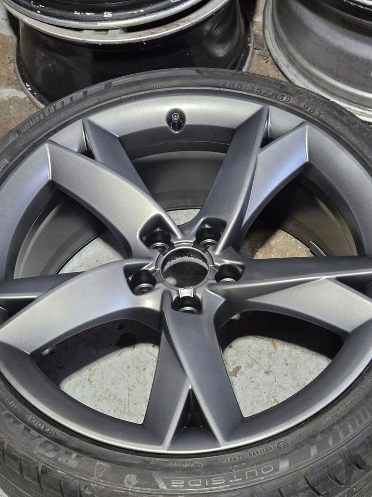 19" GENUINE AUDI S LINE Y SPOKE  ALLOY WHEELS / NEW TYRES - 5 X 112 FITMENT - AUDI A5 ETC 