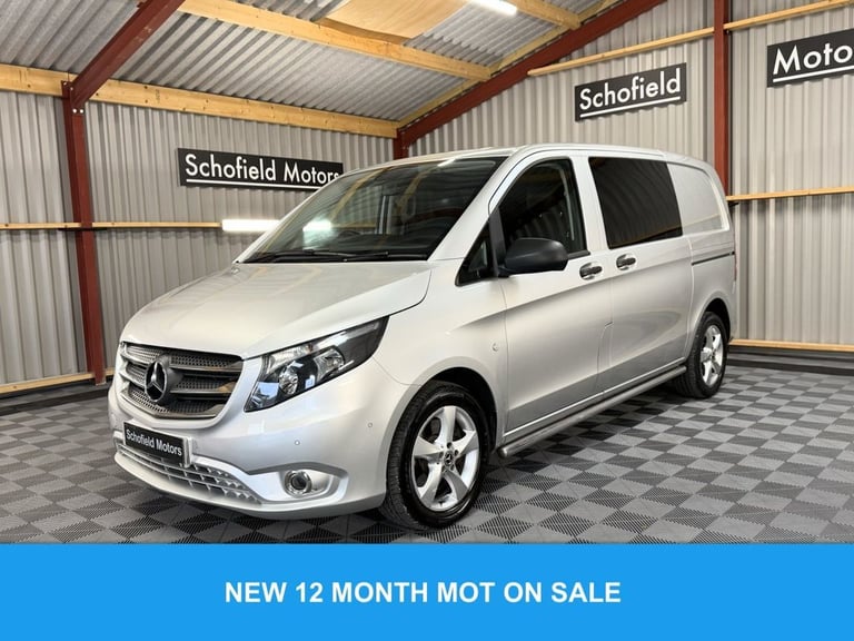 2019 Mercedes-Benz Vito 2.1 119 CDI BlueTEC Sport Crew Van Double Cab 5dr Diesel G-Tronic+ RWD L1...