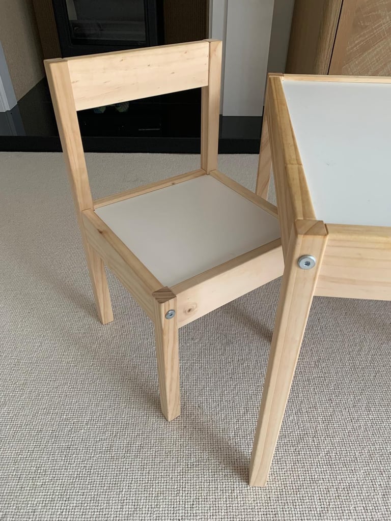 Wooden table and chairs set