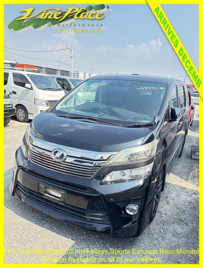 2013 Toyota Vellfire 2.4Z,Twin Moon Roof, 7 Seats, Auto MPV Petrol Automatic