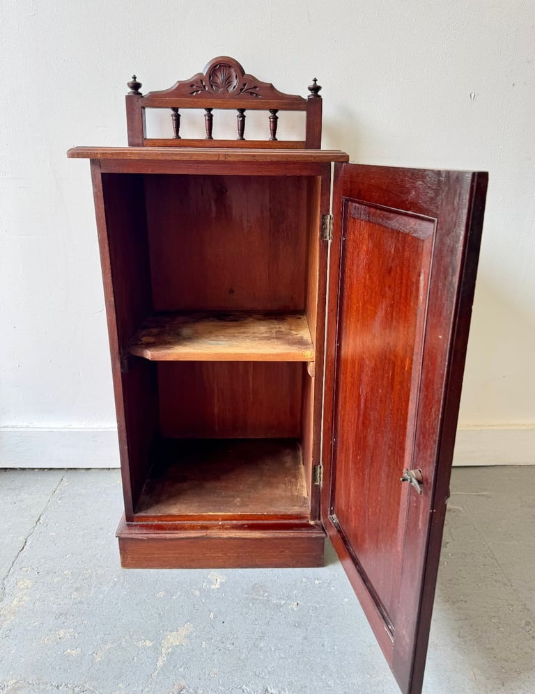 Victorian Mahogany Bedside Table