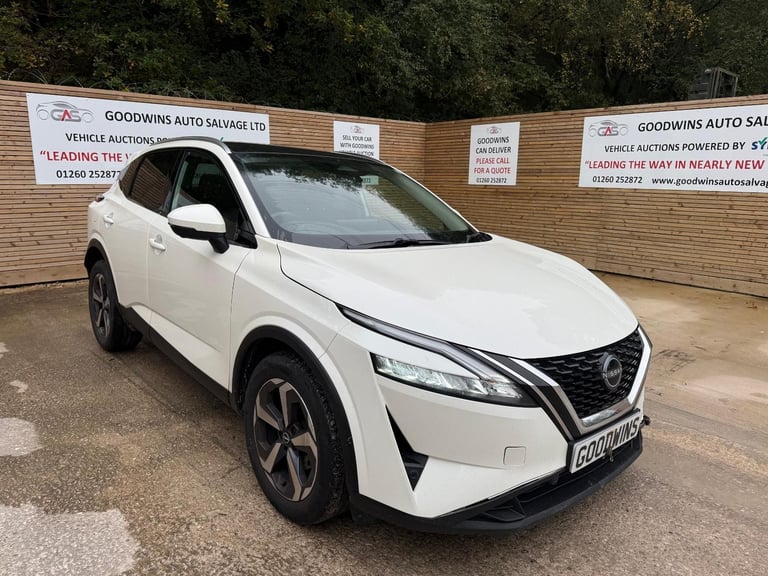 2023 73 NISSAN QASHQAI N-CONNECTA 1.3 HYBRID AUTO DAMAGED REPAIRABLE SALVAGE 