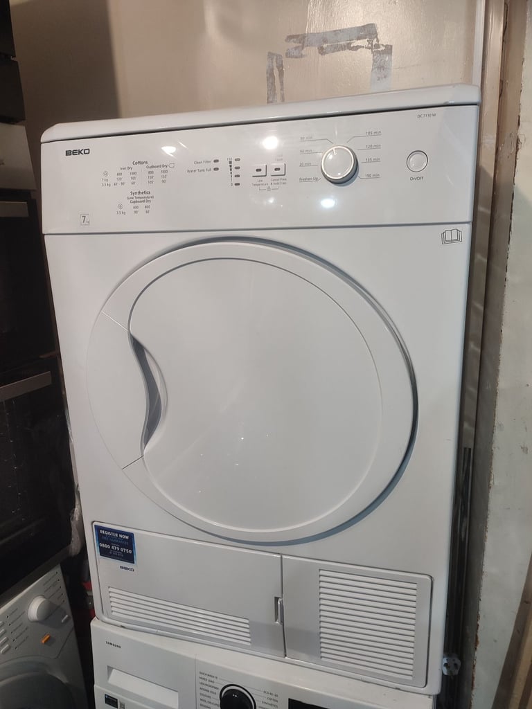 ➡️➡️SALE TODAY⬅️⬅️ WHITE 7KG BEKO CONDENSER TUMBLE DRYER ONLY £120!
