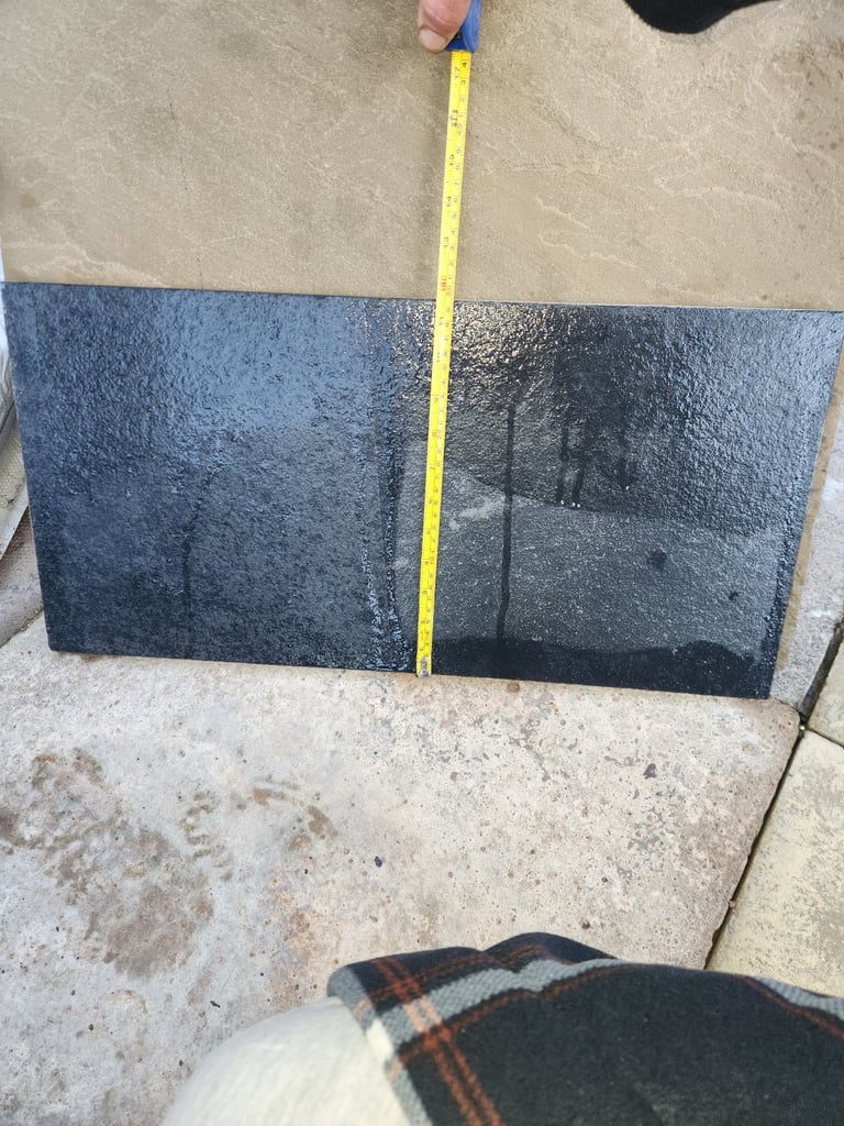 Black limestone like new
